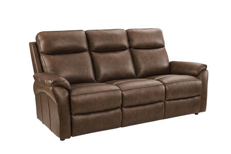 Ndo-303-BR 3 Seater Fixed - Brown