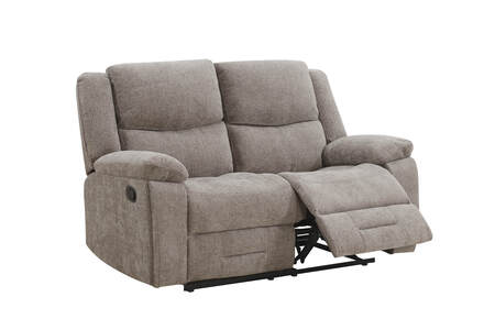 Wtn-312-MO 2 Seater Manual Recliner - Mocha