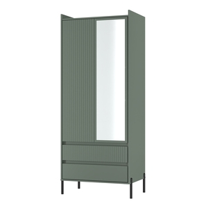 OSU082 2 Door Mirror Wardrobe