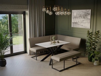 APO11 Corner Bench Set RHF - Taupe
