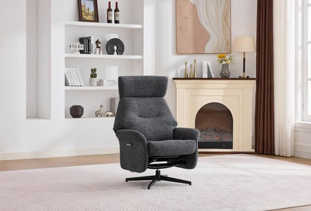 Swivel Chair and Footstool