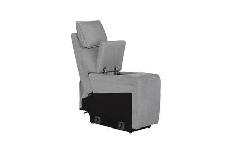 Bie-309-GE Console Sectional - Greige