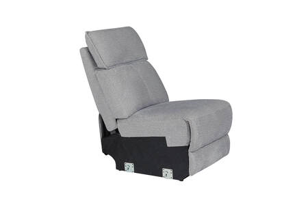 Bie-509-GE Armless Sectional - Greige