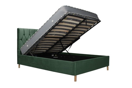 120CM LOXLEY OTTOMAN BED GREEN
