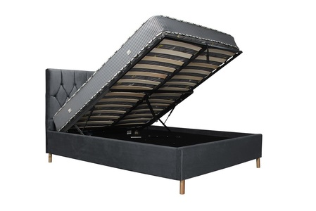 120CM LOXLEY OTTOMAN BED GREY