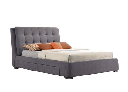 Super King Bed Grey