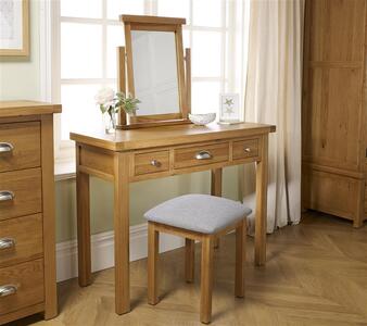 3 Drawer Dressing Table Oak
