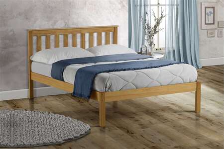 DENB5PINV2 King Bed Pine