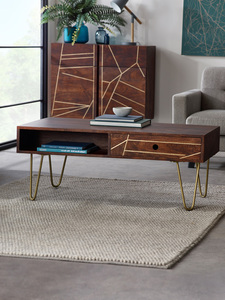 Rectangular Coffee Table With Drawer
