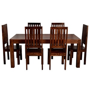 6 Ft Dining Set With Wooden Chairs