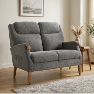 2 Seater Steel Blue