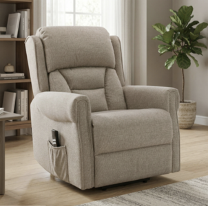 Lift and Tilt Dual Chair Taupe (Electric)