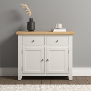 400-405-048 WINDSOR 2 DOOR 2 DRAWER SIDEBOARD - IVORY/OAK
