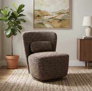 Swivel Chair - Espresso