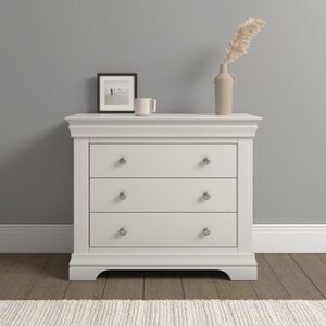 100-102-227 3 Drawer Chest - Ivory