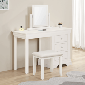 100-105-025 3 Drawer Dressing Table - Ivory