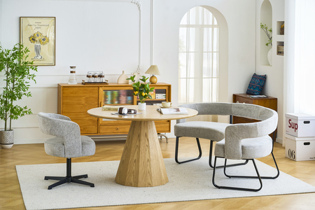 17995 Dining Set Grey