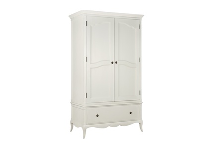 AME2DWWHT 2 Door Wardrobe - White