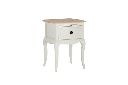 AMEBSWHT 1 Drawer Bedside - White