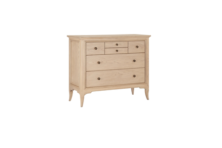 TOU6DCOAK 6 Drawer Chest - Brown