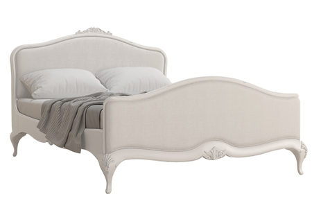 ET/1610G Upholstered Super King Bed - Grey