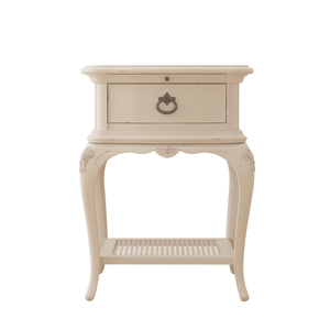SD/1362W 1 Drawer Bedside Chest - Ivory