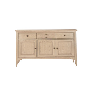 TOU32SBOAK 3 Door 3 Drawer Sideboard - Brown