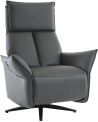 Swivel Recliner - Leather/Match