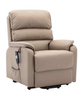 Riser Reciner - Plush Faux Leather