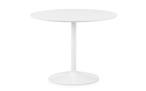 BLA101 Round White Pedestal Table