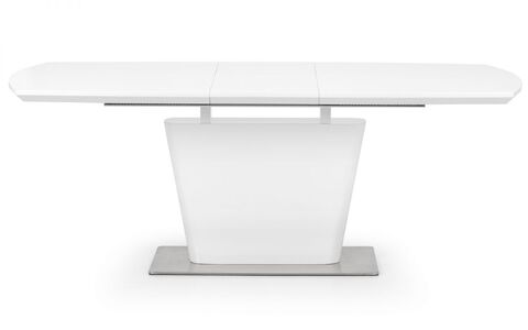 COM101 High Gloss Extending Table - White