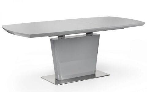 COM151 High Gloss Extending Table - Grey