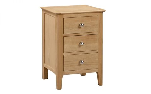 COT101 3 Drawer Bedside
