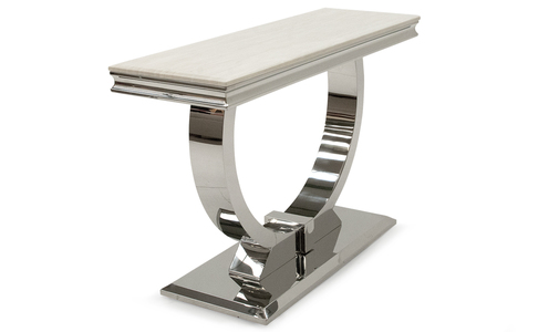 Ari-009-CR-L Console Table - Cream Low