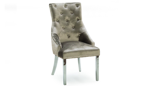 Bel-111-CE Knockerback Dining Chair - Champagne
