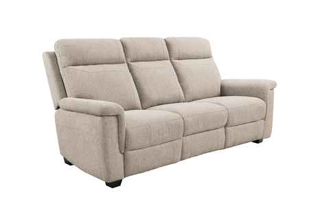 Bow-303-BE 3 Seater Fixed Sofa - Beige