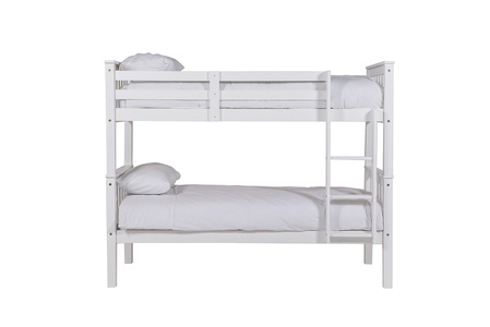 Bon-474-WH Bunk Bed - 3' & 4'6 White