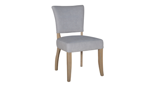 Duk-111-GY Dining Chair Velvet - Light Grey