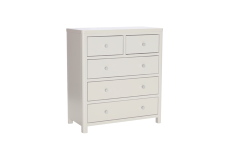 Fya-412-NL Tall Chest-5 drawer - Natural