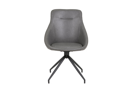 Hdx-111-GY Dining Chair-Grey(PU)