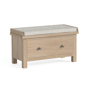 8805 Hallway Bench With Drawer - All Oak