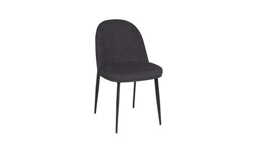 Vnt-111-DKGY-L-NEW Dining Chair Leather - Grey - NEW