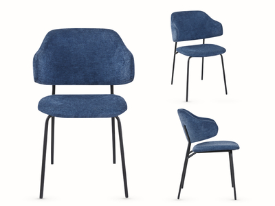 14651 Dining Chair - Navy KD