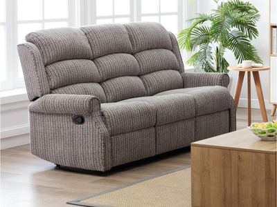 11933 3 Seater Recliner (Latte)