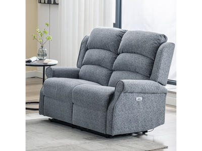 14961 Electric 2 Seater Recliner (Steel Blue)