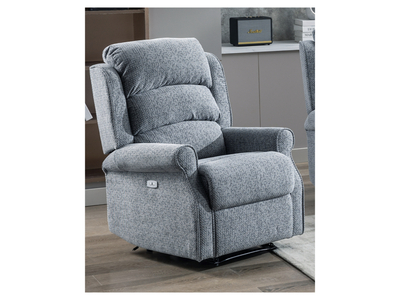 14962 Electric Chair Recliner (Steel Blue)