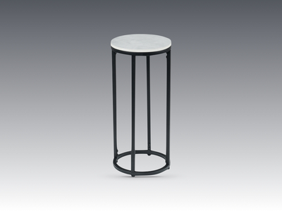 14511 Tall Round Lamp Table Grey