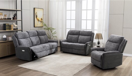 14548 3+1+1 Electric Suite Grey