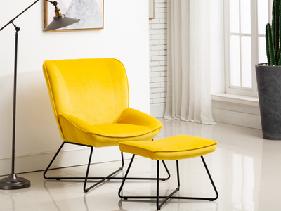 12915 Teagan Chair & Stool Ochre