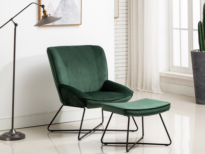 12917 Teagan Chair & Stool Green